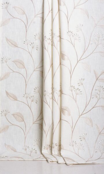 Floral Window Curtains & Roman Shades
