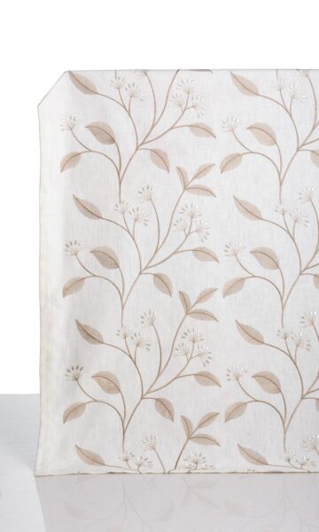 Floral Print Curtains and Roman Shades