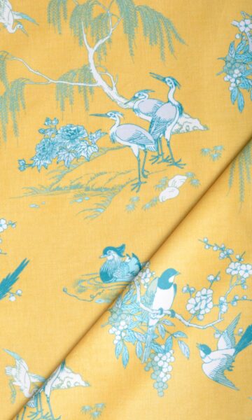 Yellow Custom Curtain For Girls room