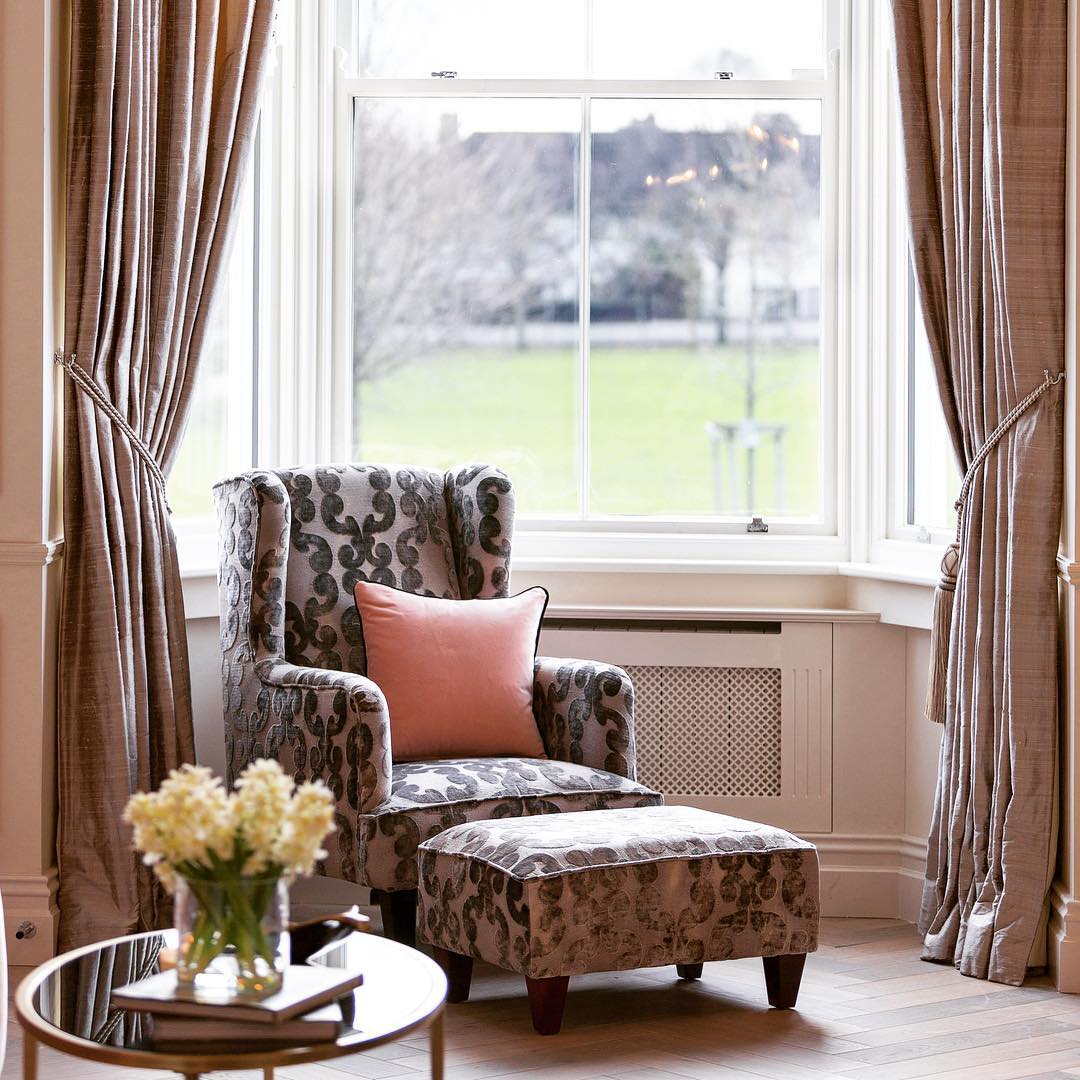 curtains with ties for bay windows