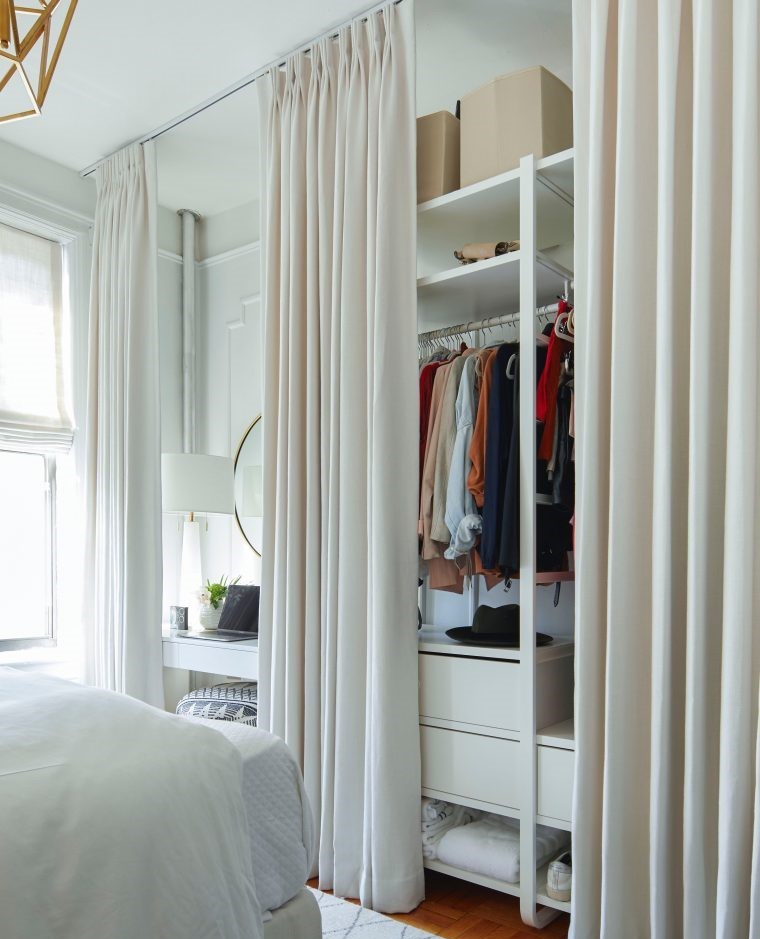 Closet Door Curtains Ideas Tips Now Spiffy Spools