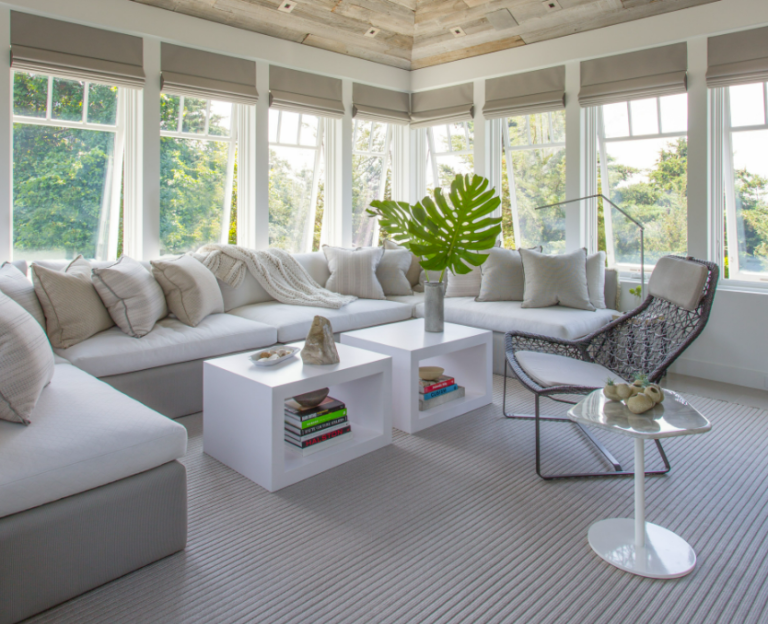 Roman Shades for Sunroom I Ideas & Tips Spiffy Spools