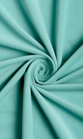 'Inner Peace' Velvet Made-to-Measure Fabric Blinds (Sky Blue)