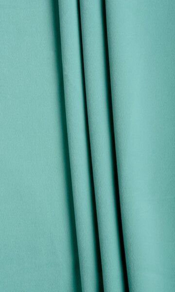 'Inner Peace' Velvet Made-to-Measure Fabric Blinds (Sky Blue) - Image 5