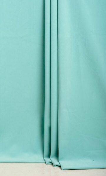 'Inner Peace' Velvet Made-to-Measure Fabric Blinds (Sky Blue) - Image 6