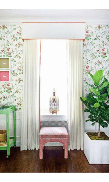 Board Mounted Modern Flat Valance