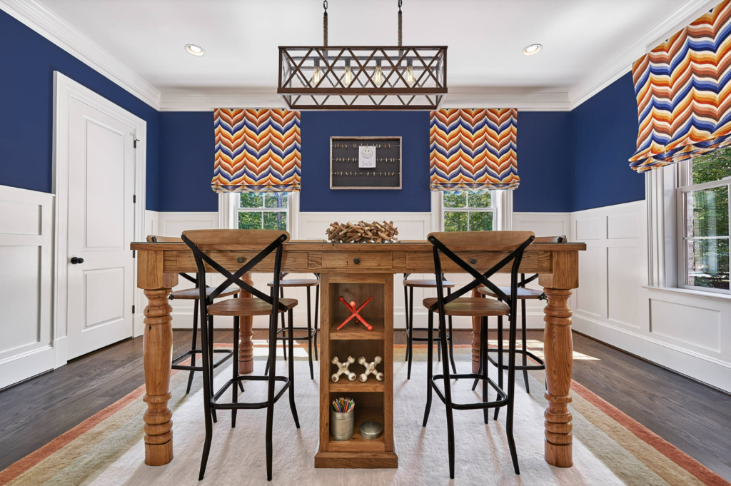 Dining Room Roman Shades