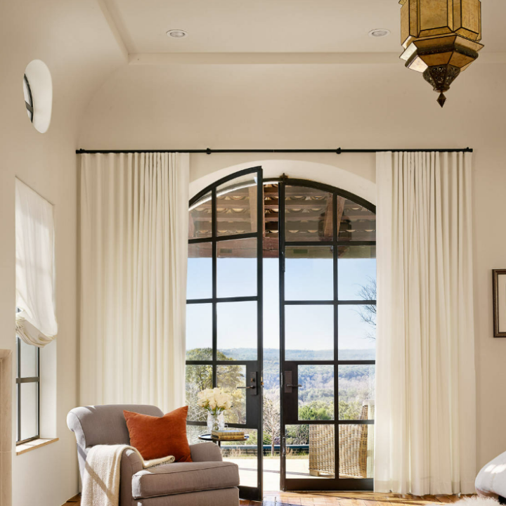 WINDOW TREATMENTS FOR FRENCH DOORS: IDEAS, PHOTOS &amp; TIPS