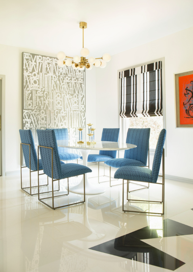 Roman Shades for Dining Room