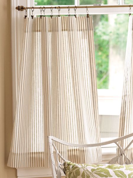 Striped Cafe Curtains