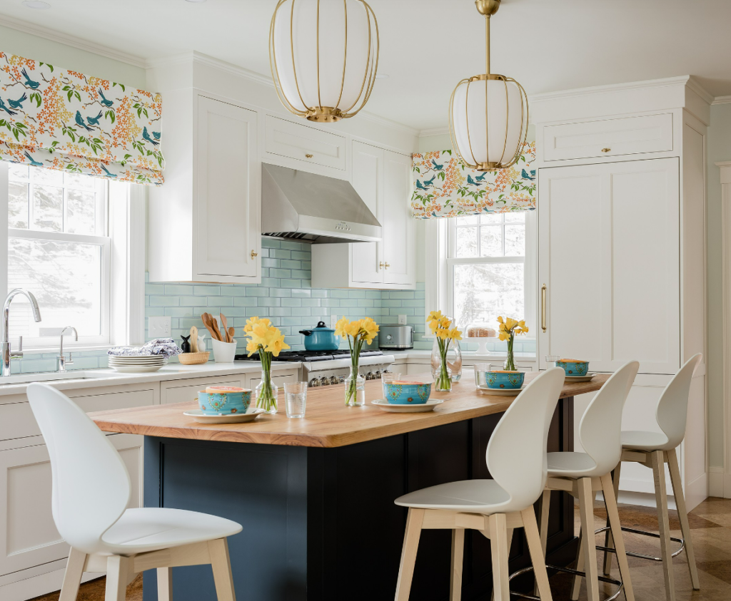 How to Add Color to a White Kitchen