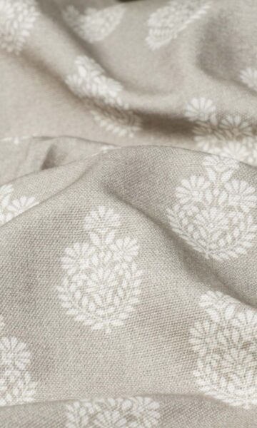 'Seher' Fabric Swatch (Pale Beige)