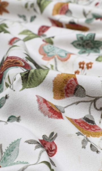 Floral Printed Fabric For Home Decor