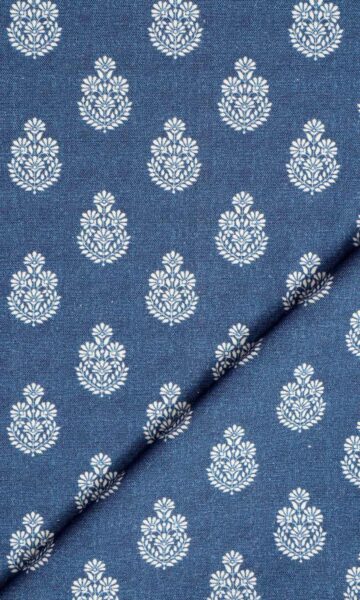 'Sirohi' Fabric Swatch (Blue)
