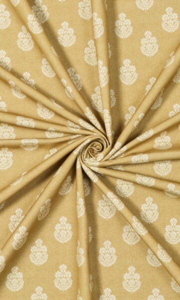 'Ikshit' Fabric Swatch (Yellow)