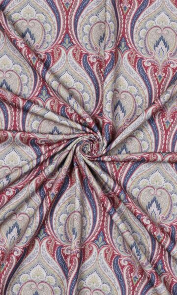 Floral Damask Curtains For Bedroom