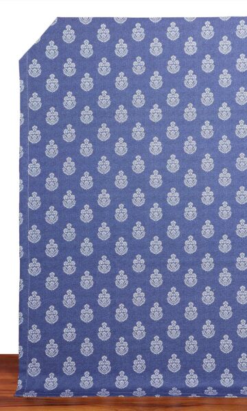 'Bajro' Fabric Swatch (Blue)
