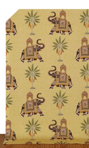 'Zain' Fabric Swatch (Mustard Yellow)