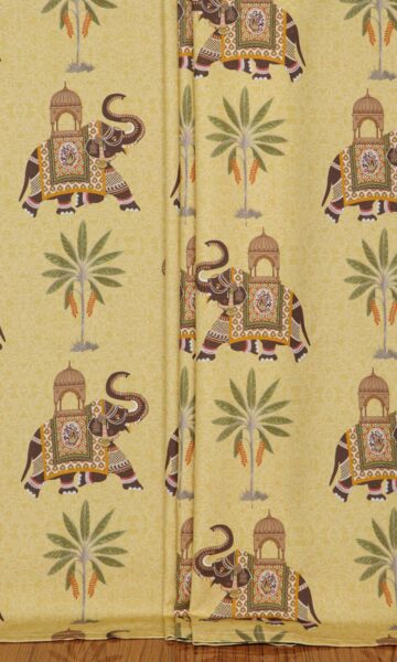 'Zain' Fabric Swatch (Mustard Yellow)