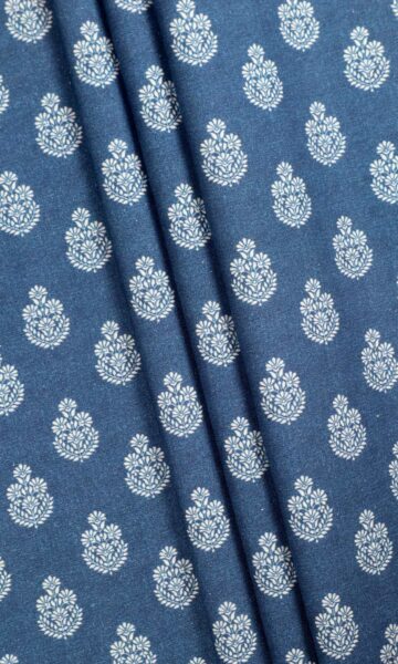 'Sirohi' Fabric Swatch (Blue)
