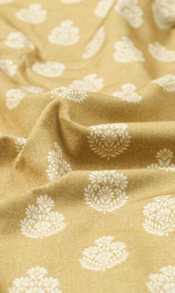 'Ikshit' Fabric Swatch (Yellow)