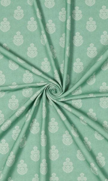 'Parinaaz' Fabric Swatch (Sea Green)