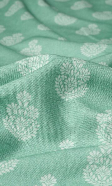 'Parinaaz' Fabric Swatch (Sea Green)
