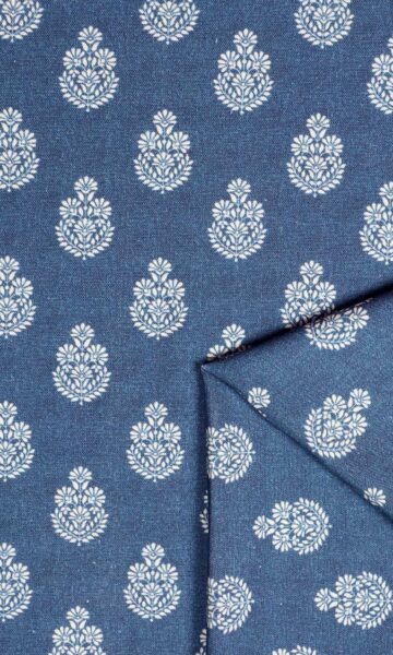'Sirohi' Fabric Swatch (Blue)