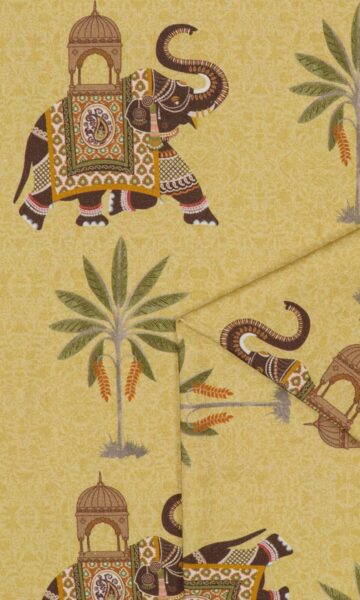 'Zain' Fabric Swatch (Mustard Yellow)