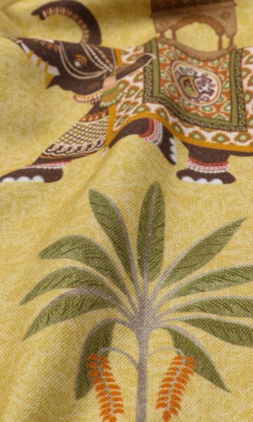 'Zain' Fabric Swatch (Mustard Yellow)