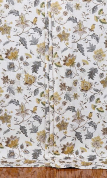 Floral Print Fabric For Home Decor