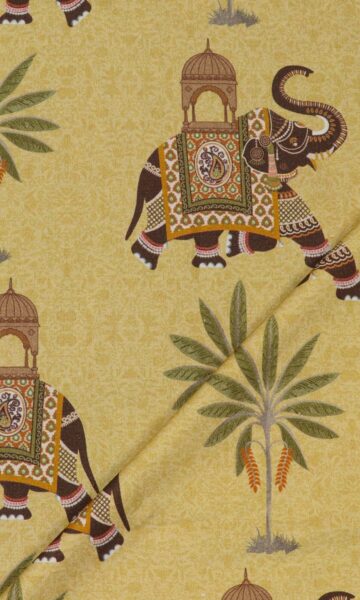 'Zain' Fabric Swatch (Mustard Yellow)
