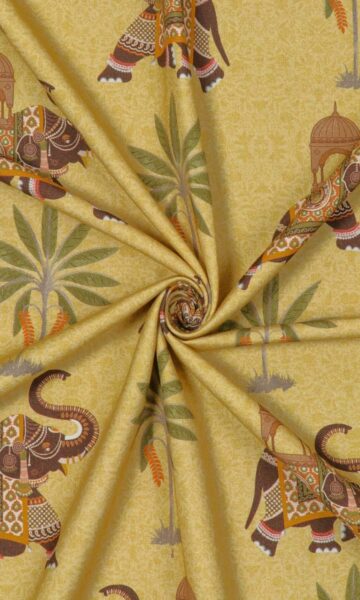 'Zain' Fabric Swatch (Mustard Yellow)