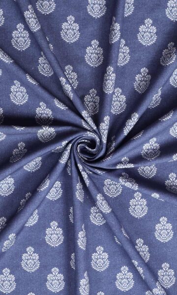 'Bajro' Fabric Swatch (Blue)
