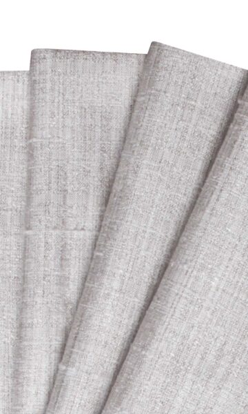 Grey Window Curtains & Roman Shades