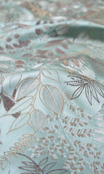 'Juniper' Botanical Roman Shades (Light Blue)
