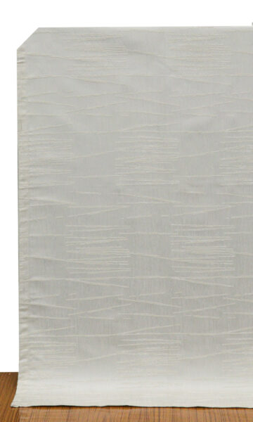 Grey Textured Window Drapes & Blinds