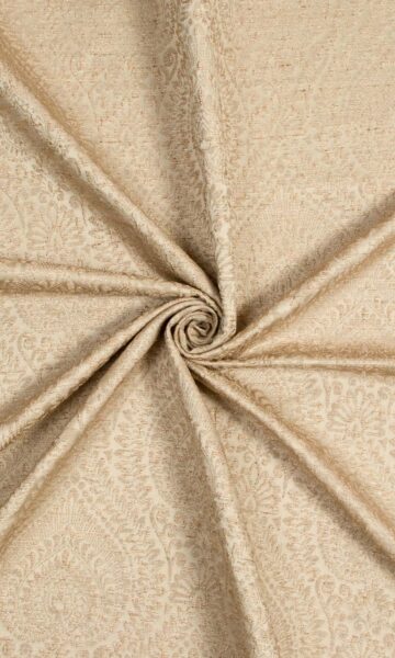 Brown Textured Curtains & Roman Shades