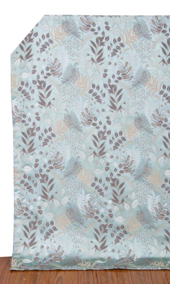 'Juniper' Botanical Roman Shades (Light Blue)