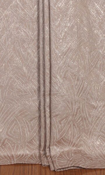 Brown Textured Window Curtains