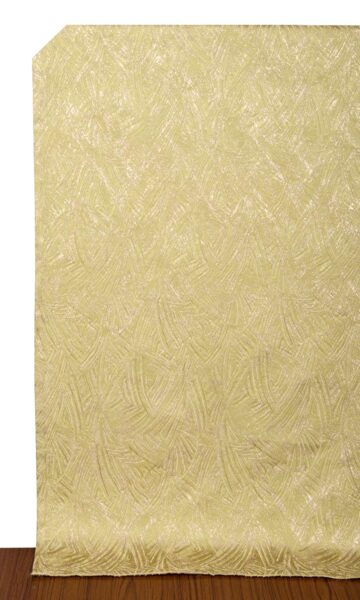 Yellow Textured Window Curtains