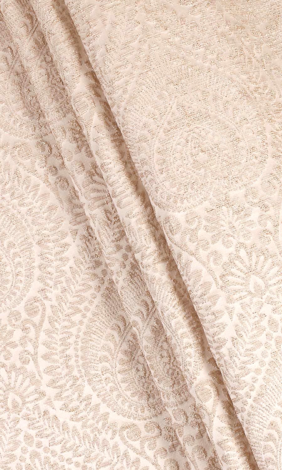 Splinter' Floral Cotton Fabric (Cream)