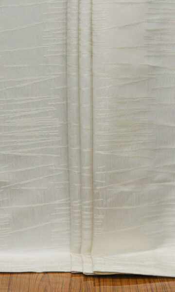 Grey Textured Window Curtains