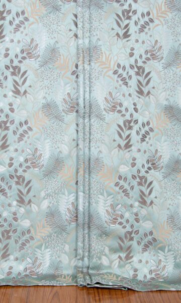 'Juniper' Botanical Roman Shades (Light Blue)