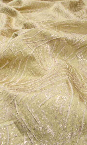Yellow Textured Fabric Swatch
