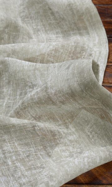 'Tapestry' Fabric Swatch (Grey-Green)