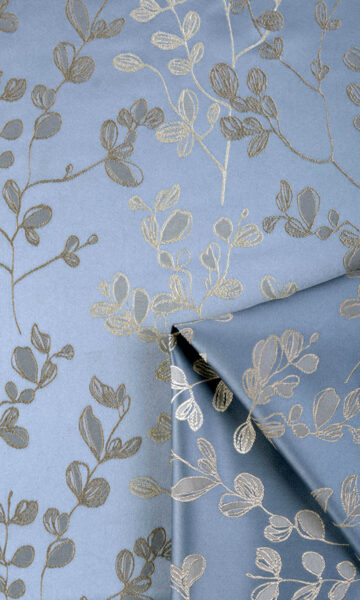Navy Blue & White Fabric by the Yard