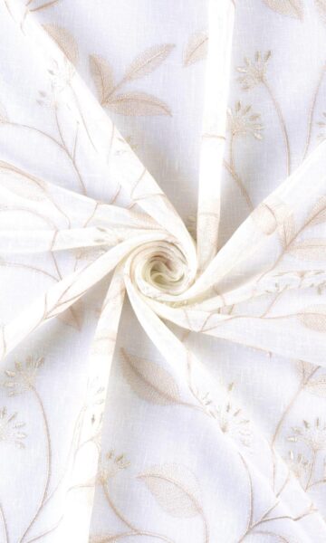 'Iris Tip' Embroidery Fabric Swatch
