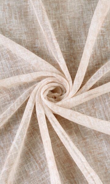 'Raffia' Fabric Swatch (Salmon Pink/ Peach Orange)