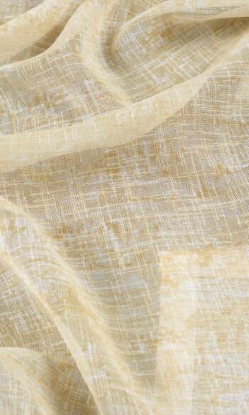 'Dreamsicle' Fabric Swatch (Honey Yellow/ Pale Orange)